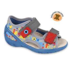 Calzado infantil befado pu 065P162 azul gris multicolor 5