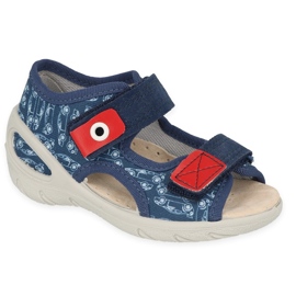 Zapatos befado niño pu 065X165 azul marino 1