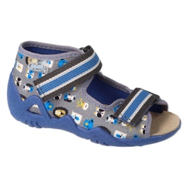 Zapatos befado amarillo niño 350P034 azul 3