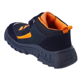 Pantalón trekking infantil Befado impermeable 515Y003, azul marino 2