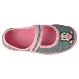Zapatos befado niño 114X506 rosado gris 2