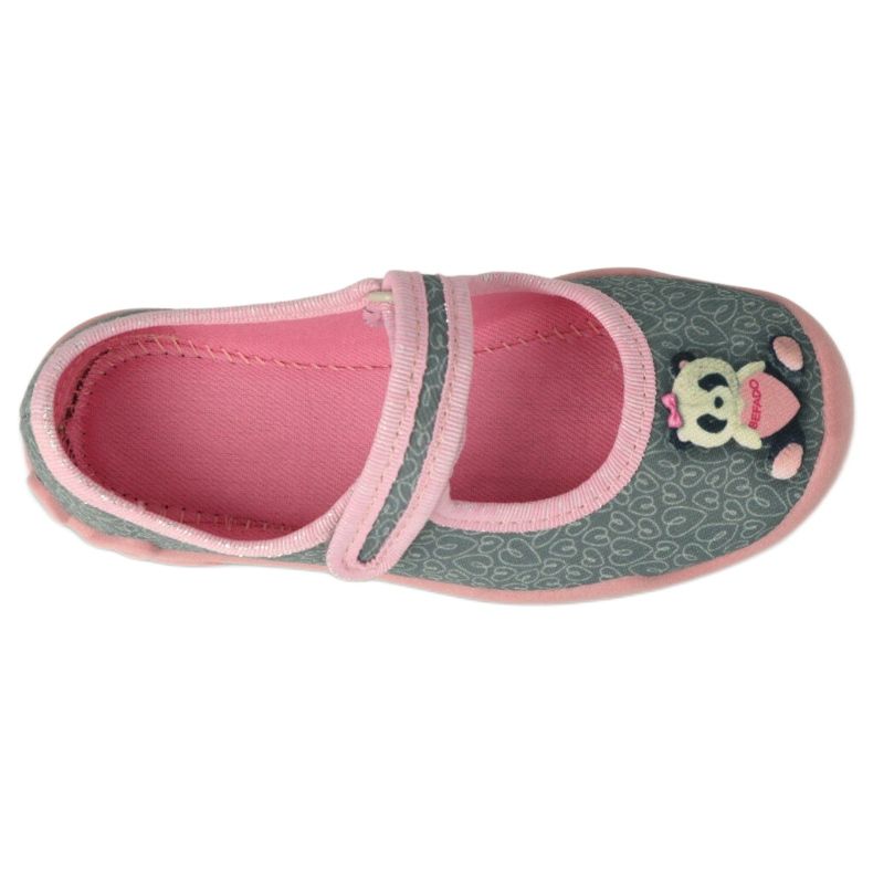 Zapatos befado niño 114X506 rosado gris 2
