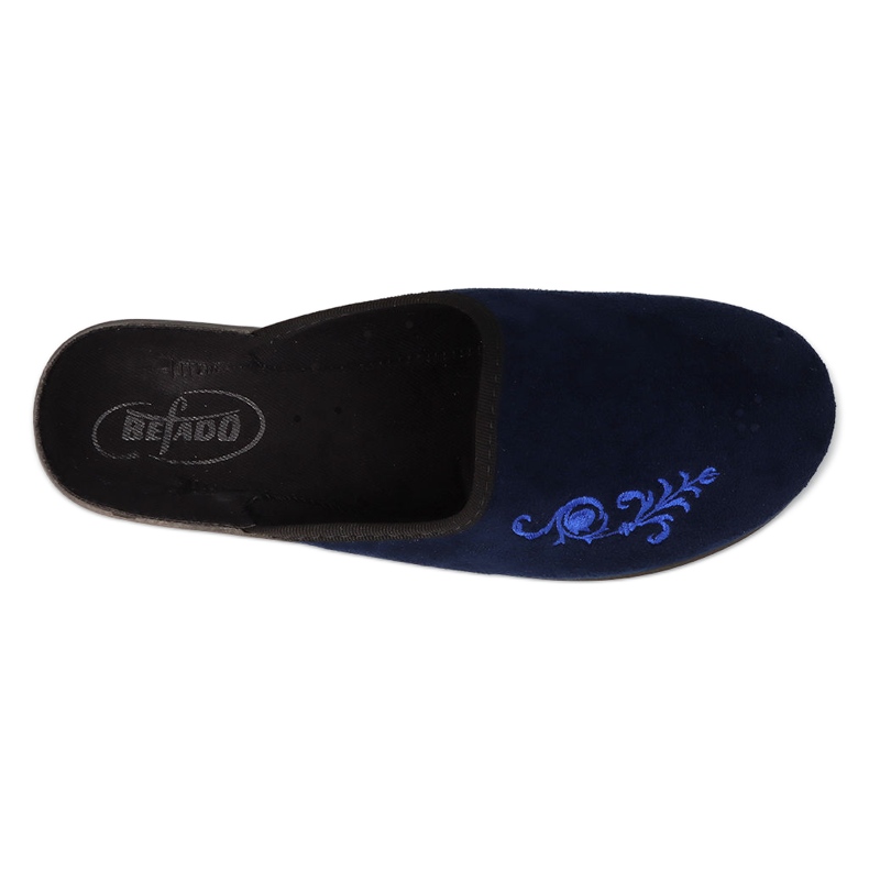 Pantuflas befado mujer pu 552D017 azul marino 3