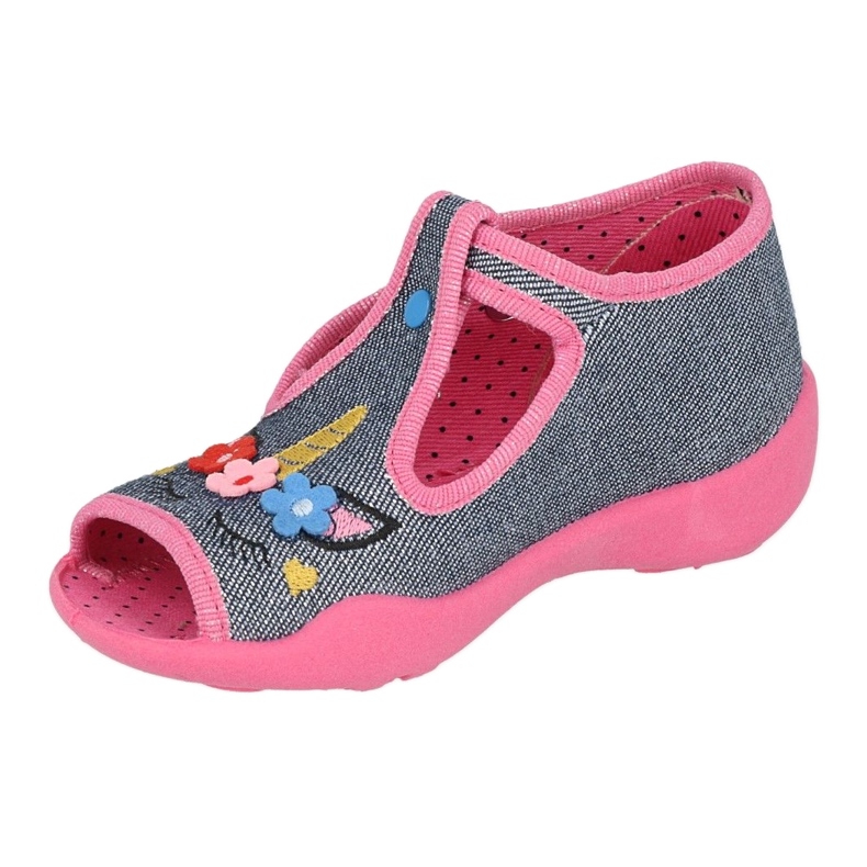 Pantuflas infantiles befado 213P134 rosa rosado 2