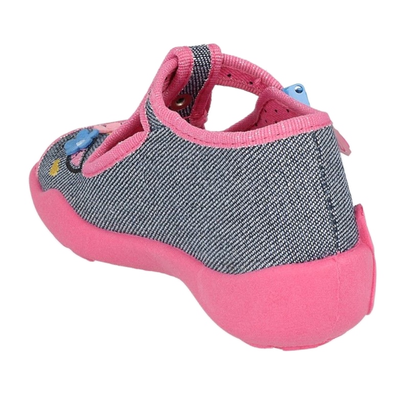 Pantuflas infantiles befado 213P134 rosa rosado 4