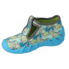 Zapatos befado niño 110P465 azul gris verde 3