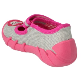 Zapatos befado para niños mm 109P251 rosado plata 3