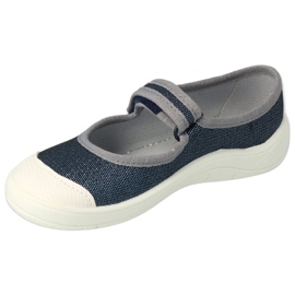 Zapatos befado niño 208Y048 azul marino plata 3