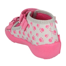 Zapatos befado niño 242P109 rosado gris 5
