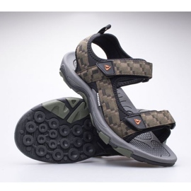 Bergson Benue Hiking M BRG00127 sandalias de trekking verde 8