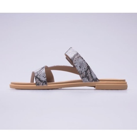 Sandalias Crocs Tulum Toe Post W 206108-15W beige marrón 5