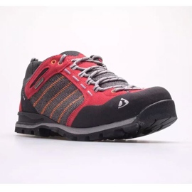 Zapatos Bergson Kadam Low Stx negro rojo 1