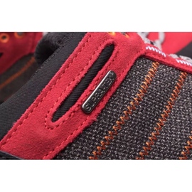 Zapatos Bergson Kadam Low Stx negro rojo 3
