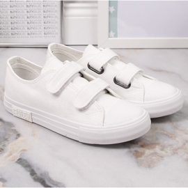 Deportivas infantiles con velcro blanco Big Star KK374086 3