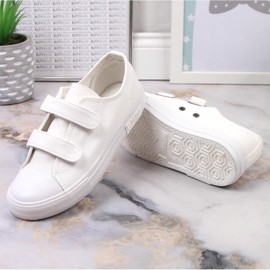 Deportivas infantiles con velcro blanco Big Star KK374086 5