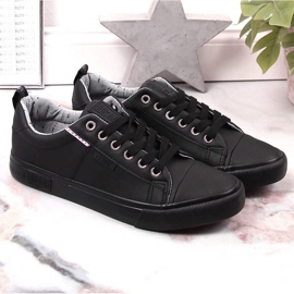 Deportivas negras de ecopiel Big Star KK274006 negro 3