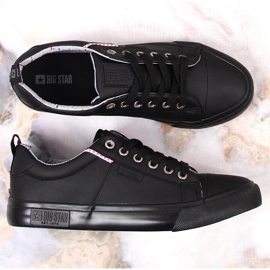 Deportivas negras de ecopiel Big Star KK274006 negro 4