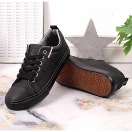 Deportivas negras de ecopiel Big Star KK274006 negro 5