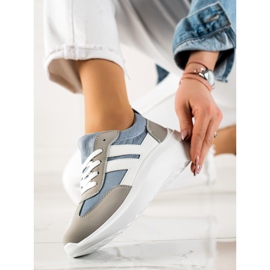 Zapatillas deportivas VINCEZA blanco azul gris 2
