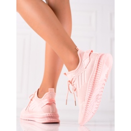 Sweet Shoes Deportivas de textil rosa 1