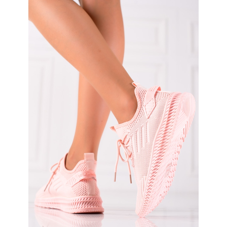 Sweet Shoes Deportivas de textil rosa 1