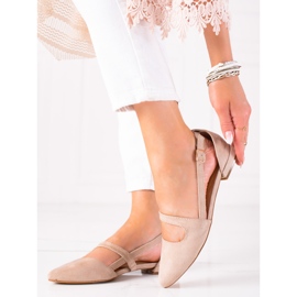 T.Sokolski Bailarinas Beige Con Corte 1