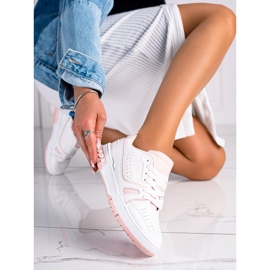 SHELOVET Calzado deportivo de moda blanco 1