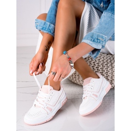 SHELOVET Calzado deportivo de moda blanco 3