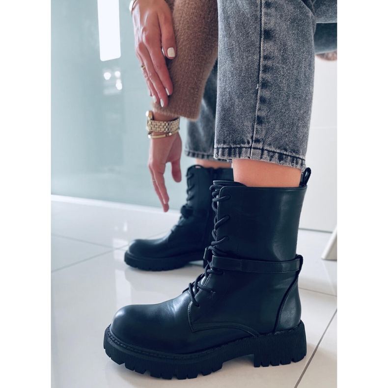 BM Botas con cordones Barkley Negro 2