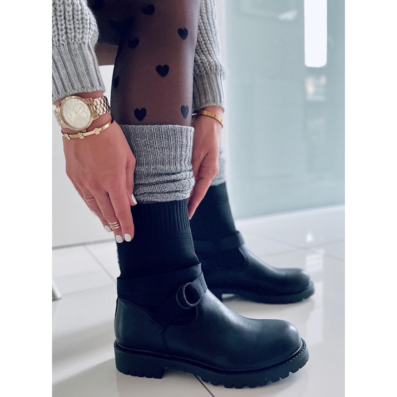 Botas con parte superior Walls Black flexible negro 2 Botas con parte superior Walls Black flexible negro 2