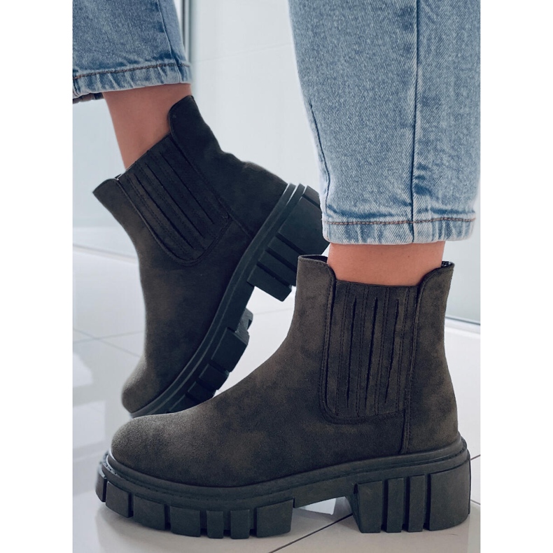 PA1 Botas Jodhpur de mujer Leigh Green caqui verde 1