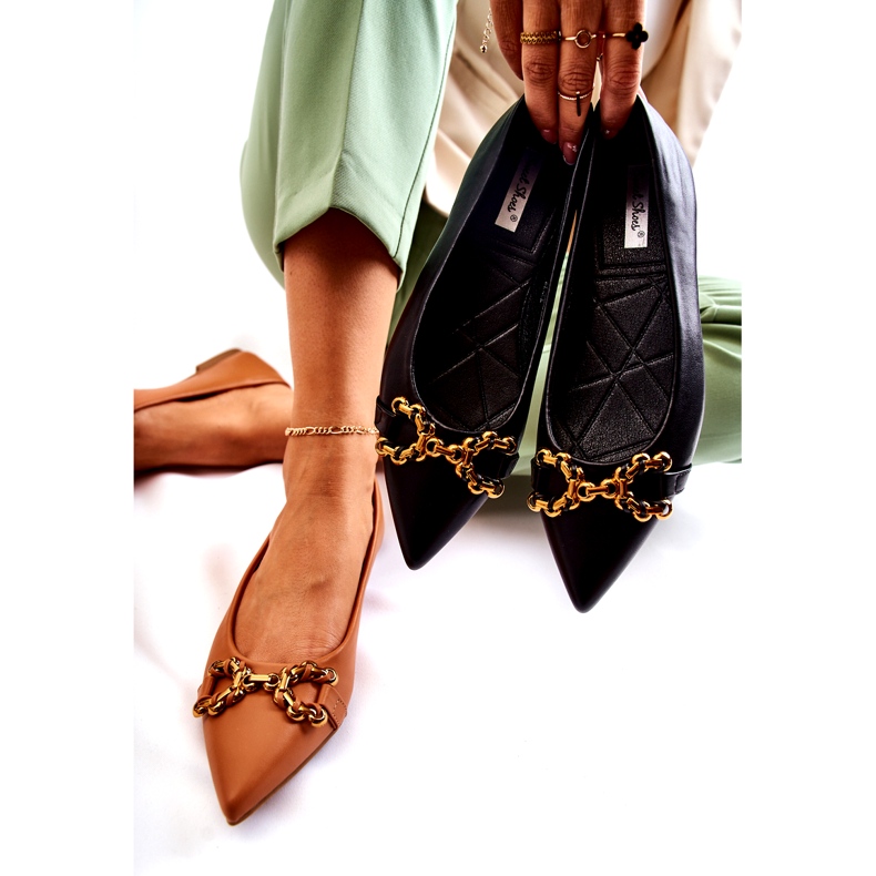 WS1 Bailarinas De Mujer En Spitz Con Adorno Carlos Negro 3