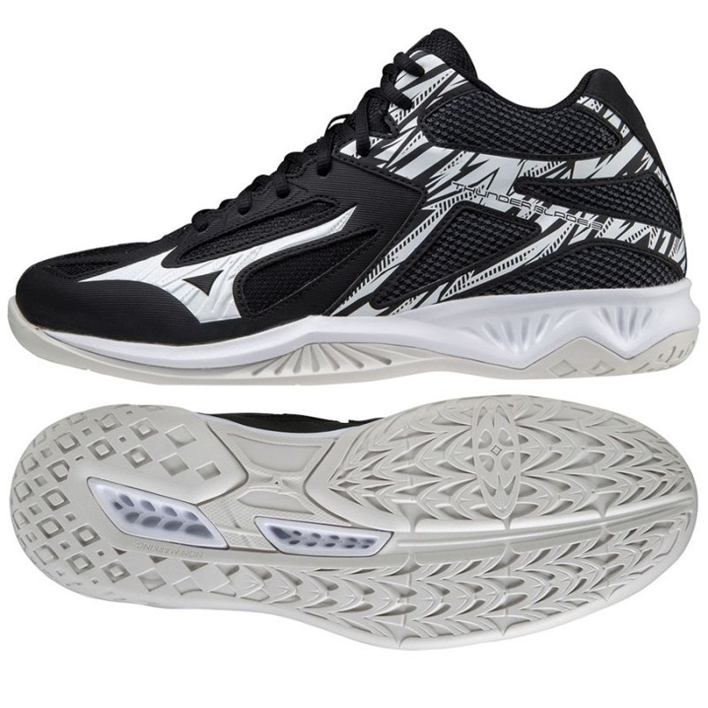 Zapatillas de voleibol Mizuno Thunder Blade 3 Mid M V1GA217502 negro negro 1 Zapatillas de voleibol Mizuno Thunder Blade 3 Mid M V1GA217502 negro negro 1