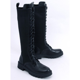 PA1 Botines Workers con empeine flexible Barton Black negro 4