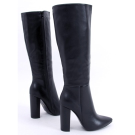 PA1 Tacones altos Tiffany negros clásicos 5
