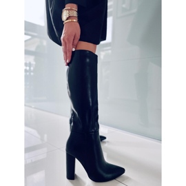 PA1 Tacones altos Tiffany negros clásicos 3