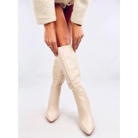 Tacones altos clásicos Tiffany Beige 1