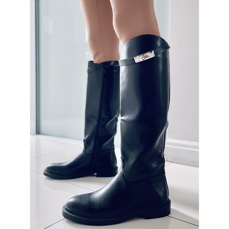 PA1 Botas de montar mujer Larson Black negro 2