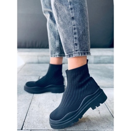 PA1 Zapatos calcetín tobilleros Silva NEGRO + NEGRO 1 PA1 Zapatos calcetín tobilleros Silva NEGRO + NEGRO 1