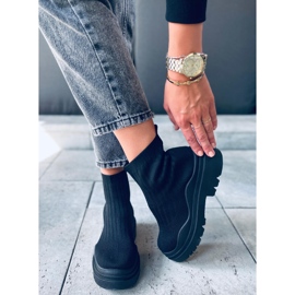 PA1 Zapatos calcetín tobilleros Silva NEGRO + NEGRO 5
