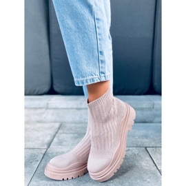 PA1 Calcetines tobilleros Silva NUDE + NUDE beige rosado 1