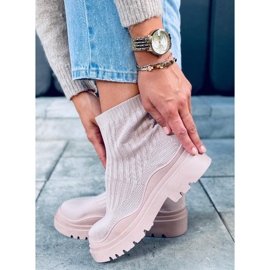 PA1 Calcetines tobilleros Silva NUDE + NUDE beige rosado 3