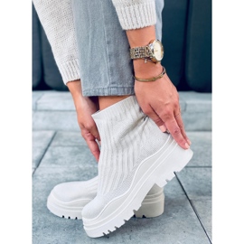 PA1 Calcetines altos tobilleros Silva Beige 3
