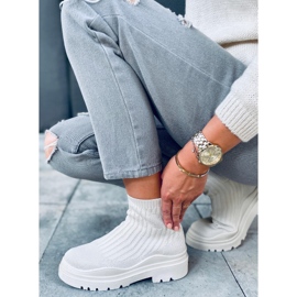PA1 Calcetines altos tobilleros Silva Beige 4