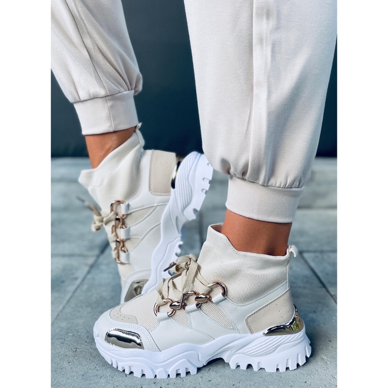 PA1 Zapatillas altas Tergo Beige blanco 1 PA1 Zapatillas altas Tergo Beige blanco 1