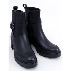 PA1 Botines negros de tacón ancho Carter 5
