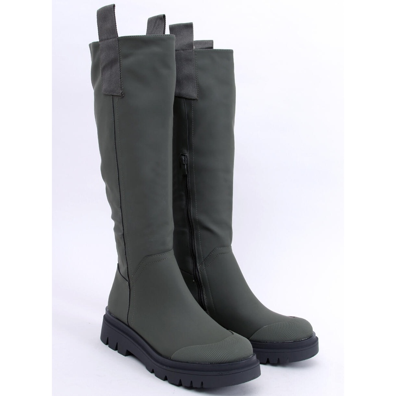 PA1 Botas de montar para mujer Gibbs Army Green verde 2