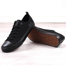 Big Star KK174007 zapatillas negras de hombre negro 4