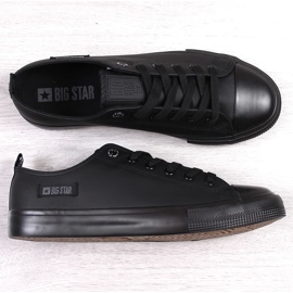 Deportivas negras de ecopiel para hombre Big Star KK174009 negro 3