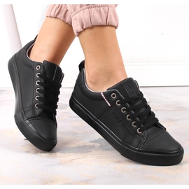 Deportivas negras de ecopiel Big Star KK274006 negro 6